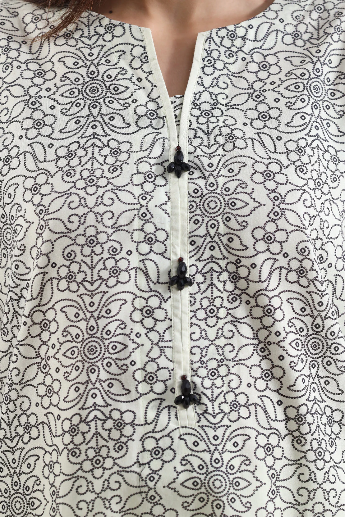 Printed Lawn Stitched Shirt - Image 5