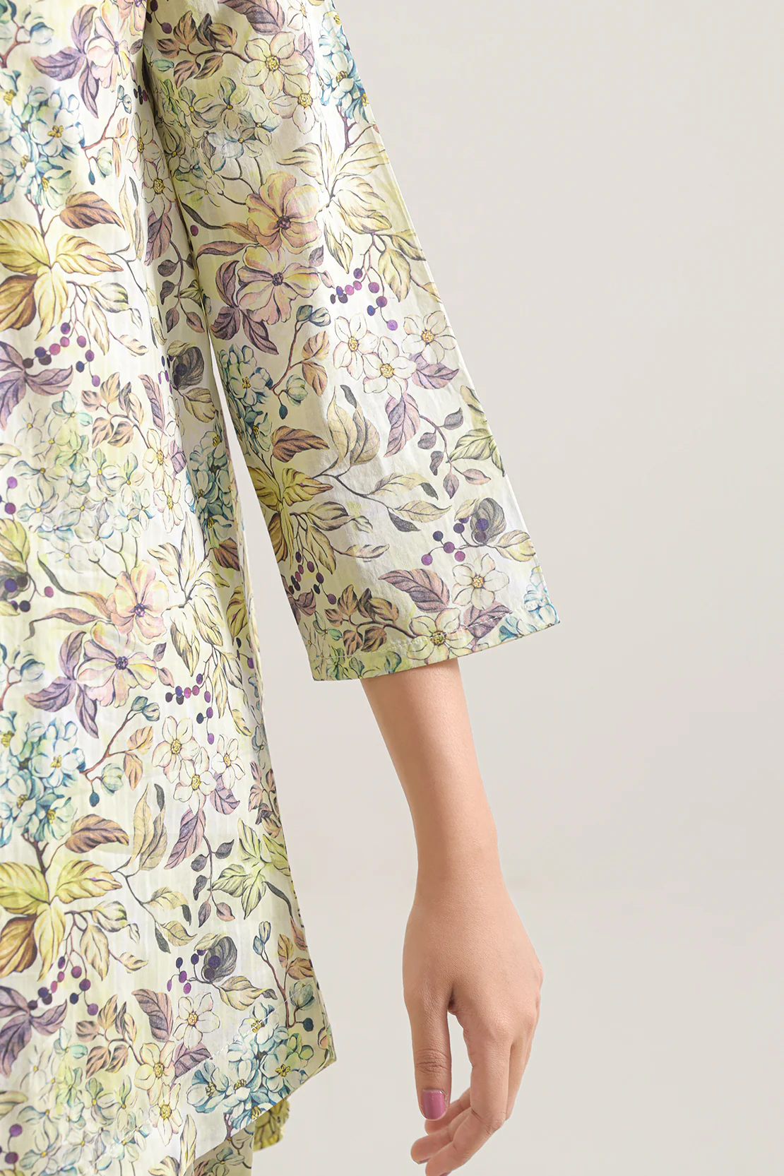 Printed Lawn Stitched Shirt - Image 4
