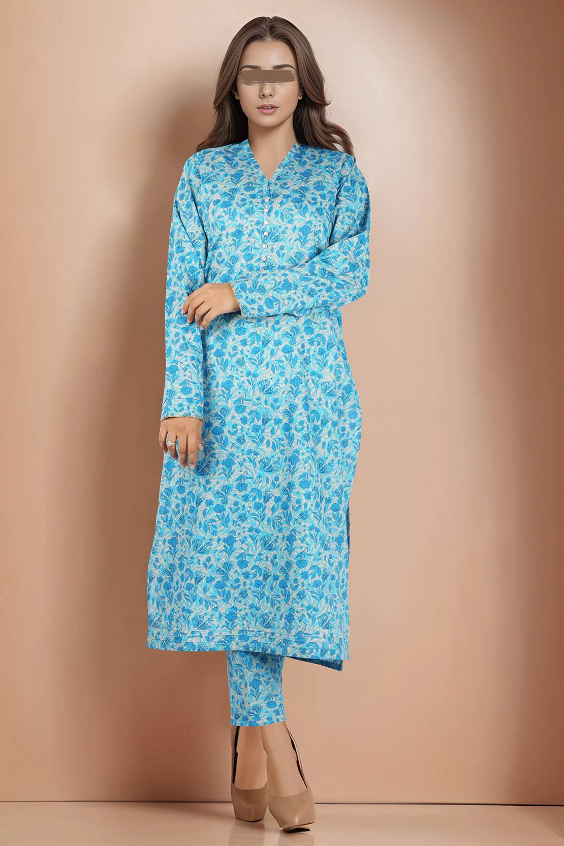 Printed Lawn Stitched/Unstitched 2 Piece - Image 4