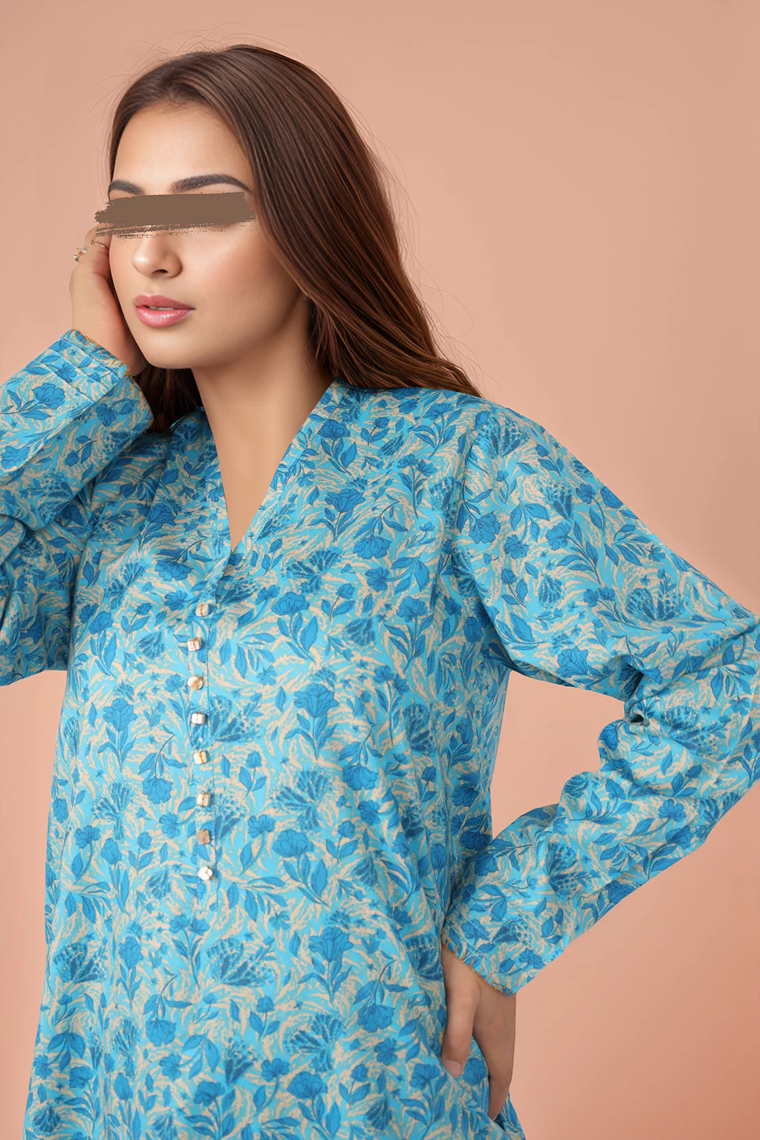 Printed Lawn Stitched/Unstitched 2 Piece - Image 6