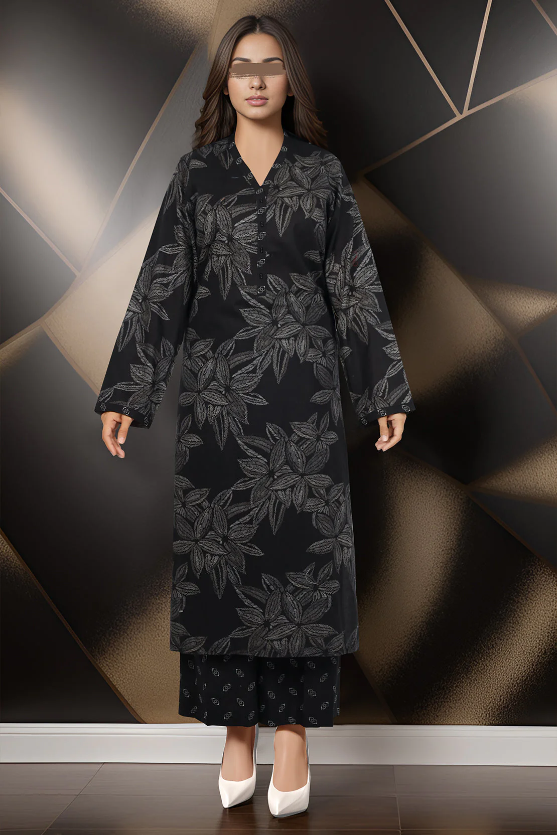 Printed Lawn Stitched/Unstitched 2 Piece - Image 4