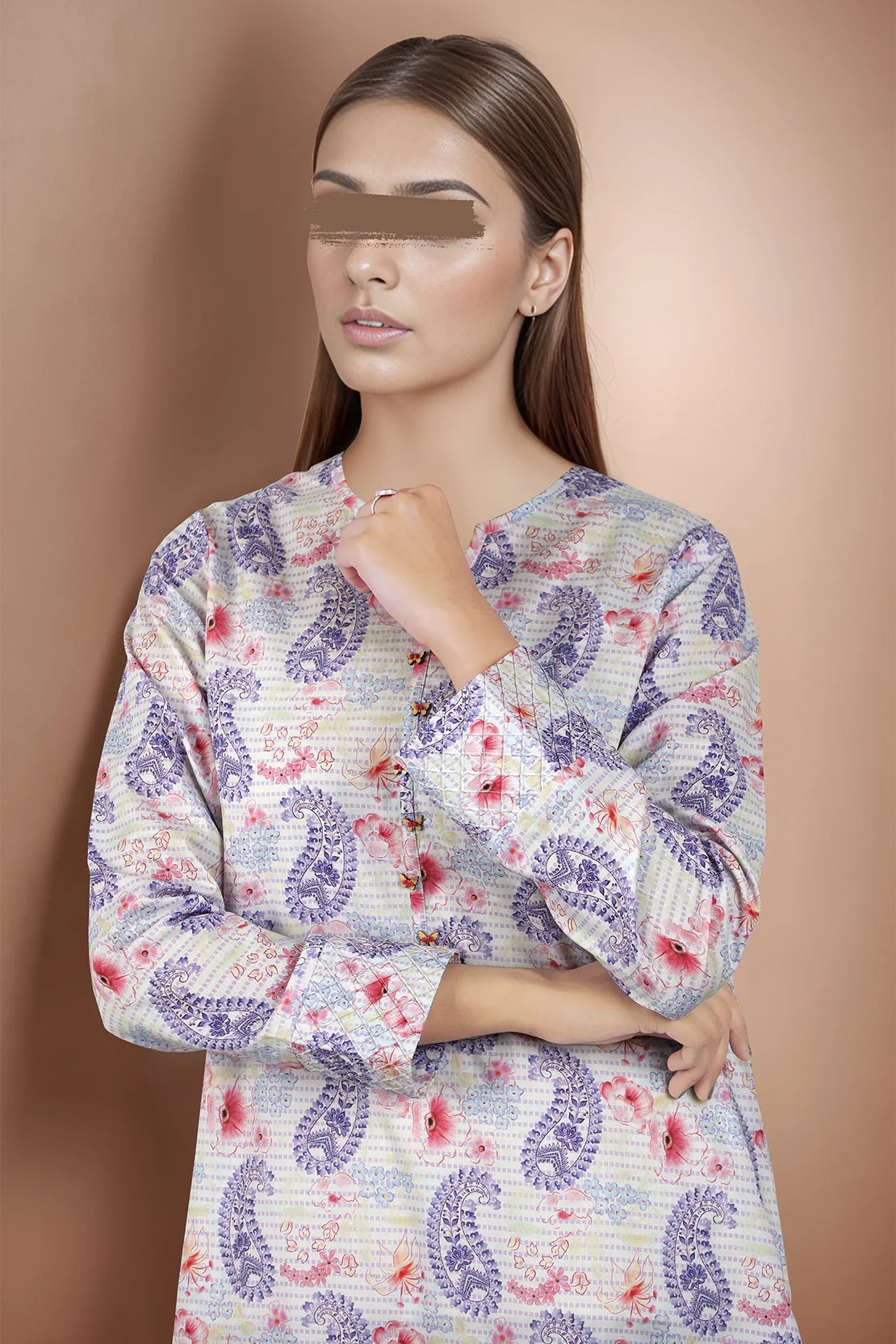 Printed Lawn Stitched/Unstitched 2 Piece (Shirt/Trouser) - Image 6