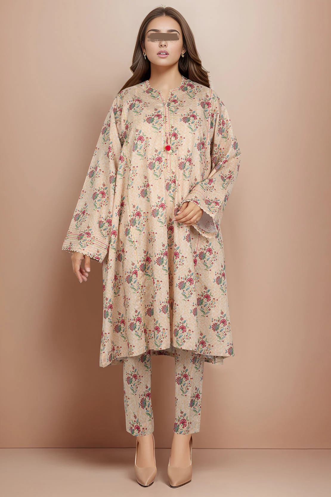 Printed Lawn Stitched/Unstitched 2 Piece (Shirt/Trouser)