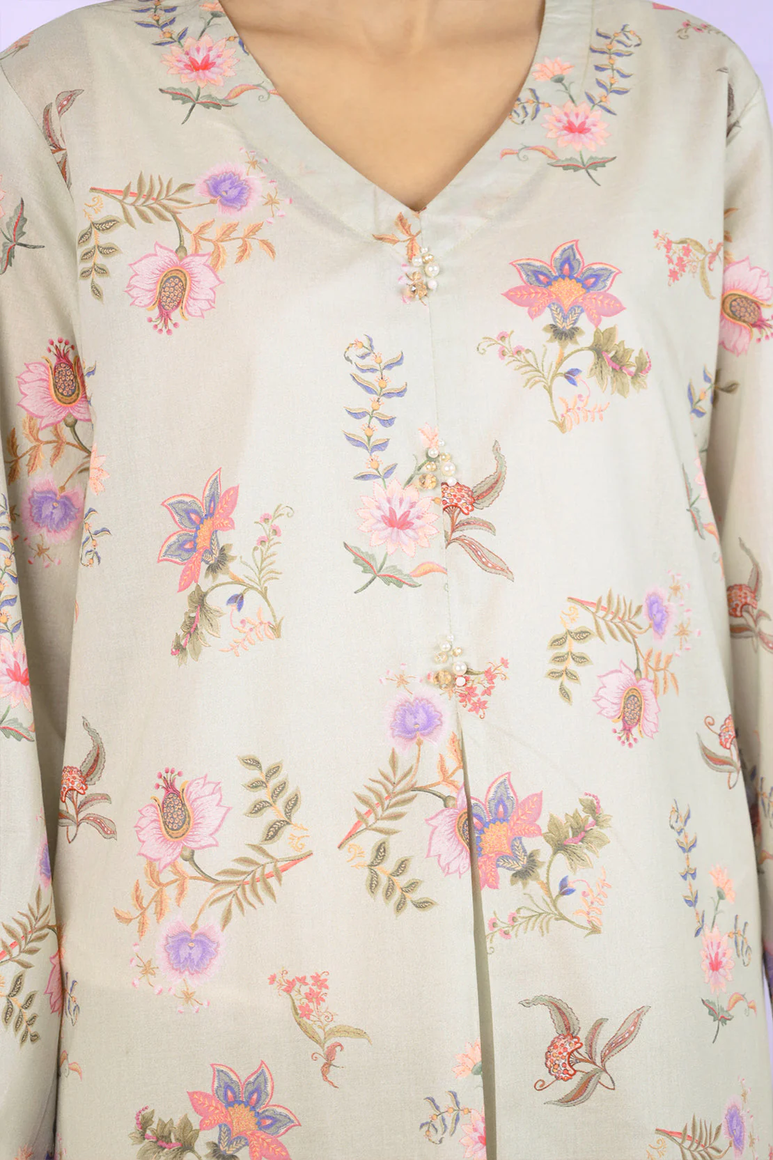 Printed Lawn Stitched/Unstitched 3 Piece - Image 9