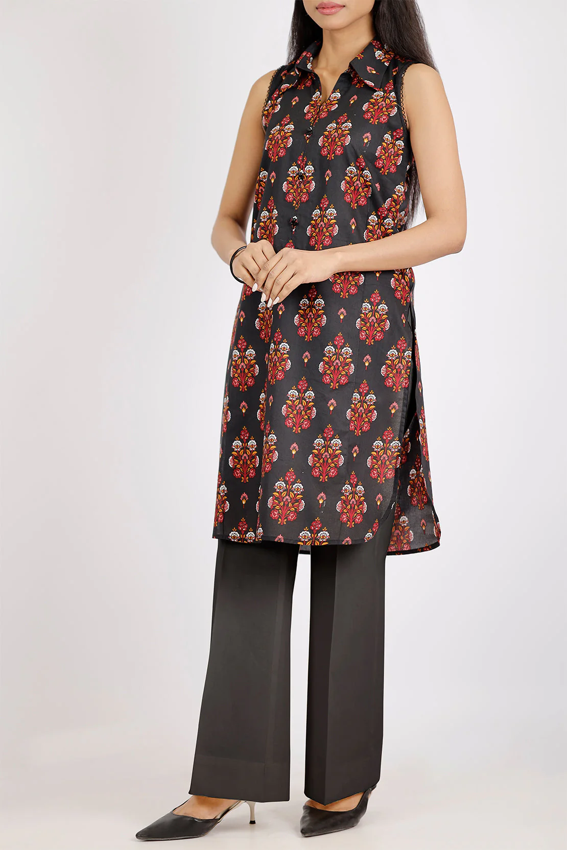Printed Lawn Unstitched Shirt - Image 3