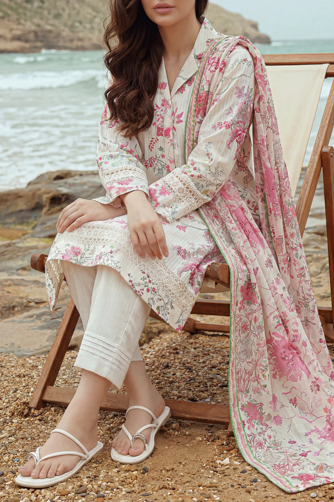 Printed Lawn Unstitched Shirt