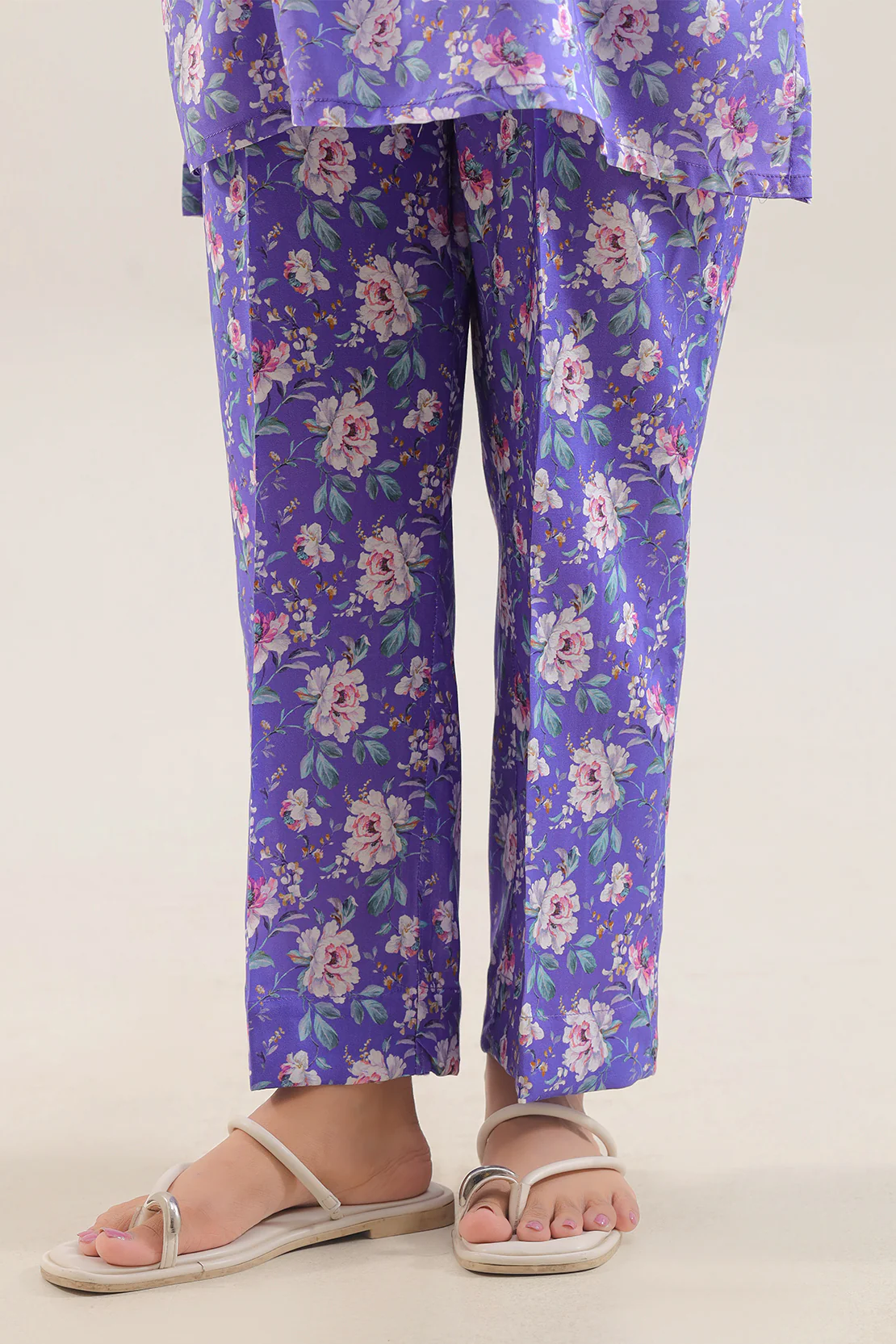 Printed Lyocell Stitched 2 Piece (Shirt/Trouser) - Image 5