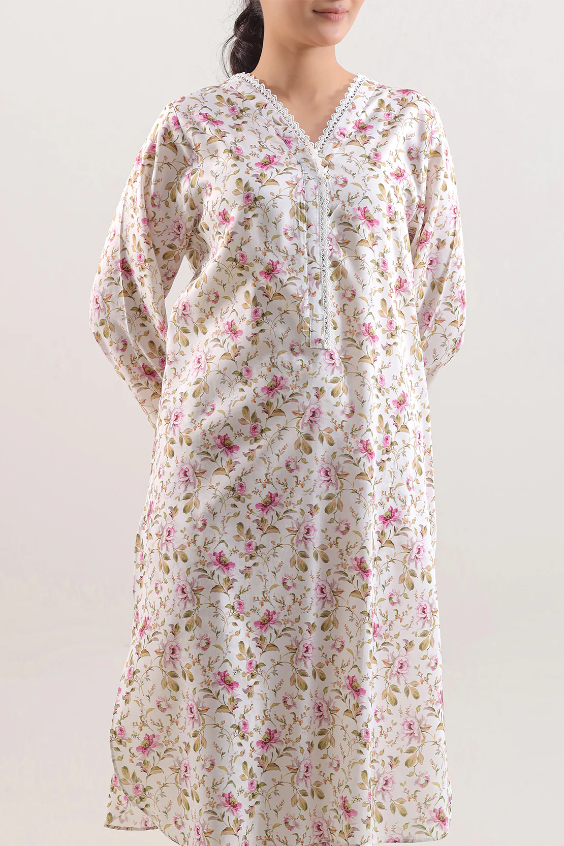 Printed Silk Touch Stitched 2 Piece (Shirt/Trouser) - Image 3