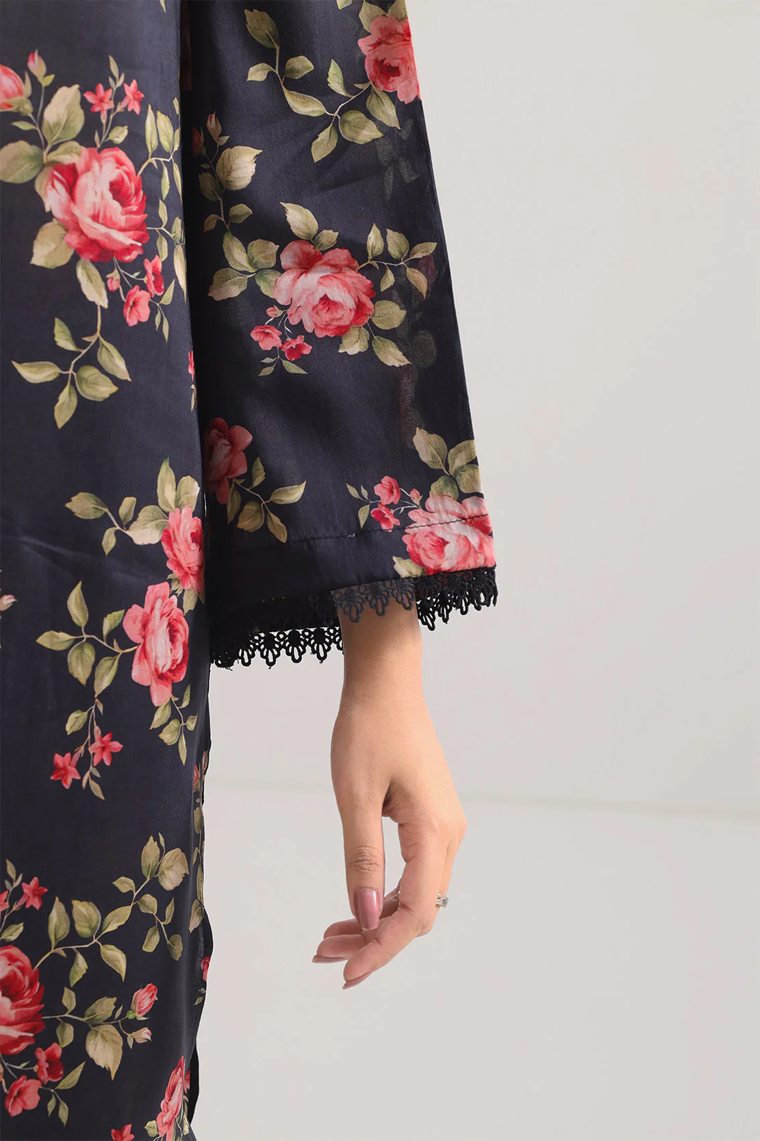 Printed Silk Touch Stitched 2 Piece (Shirt/Trouser) - Image 5
