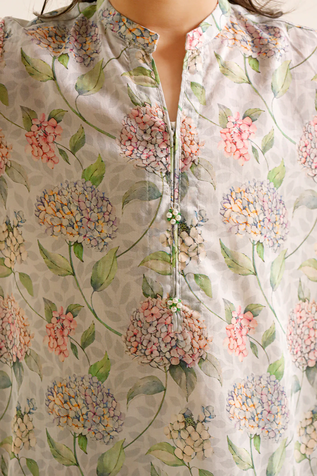 Printed Lyocell Stitched Shirt/trouser For Kids - Image 3