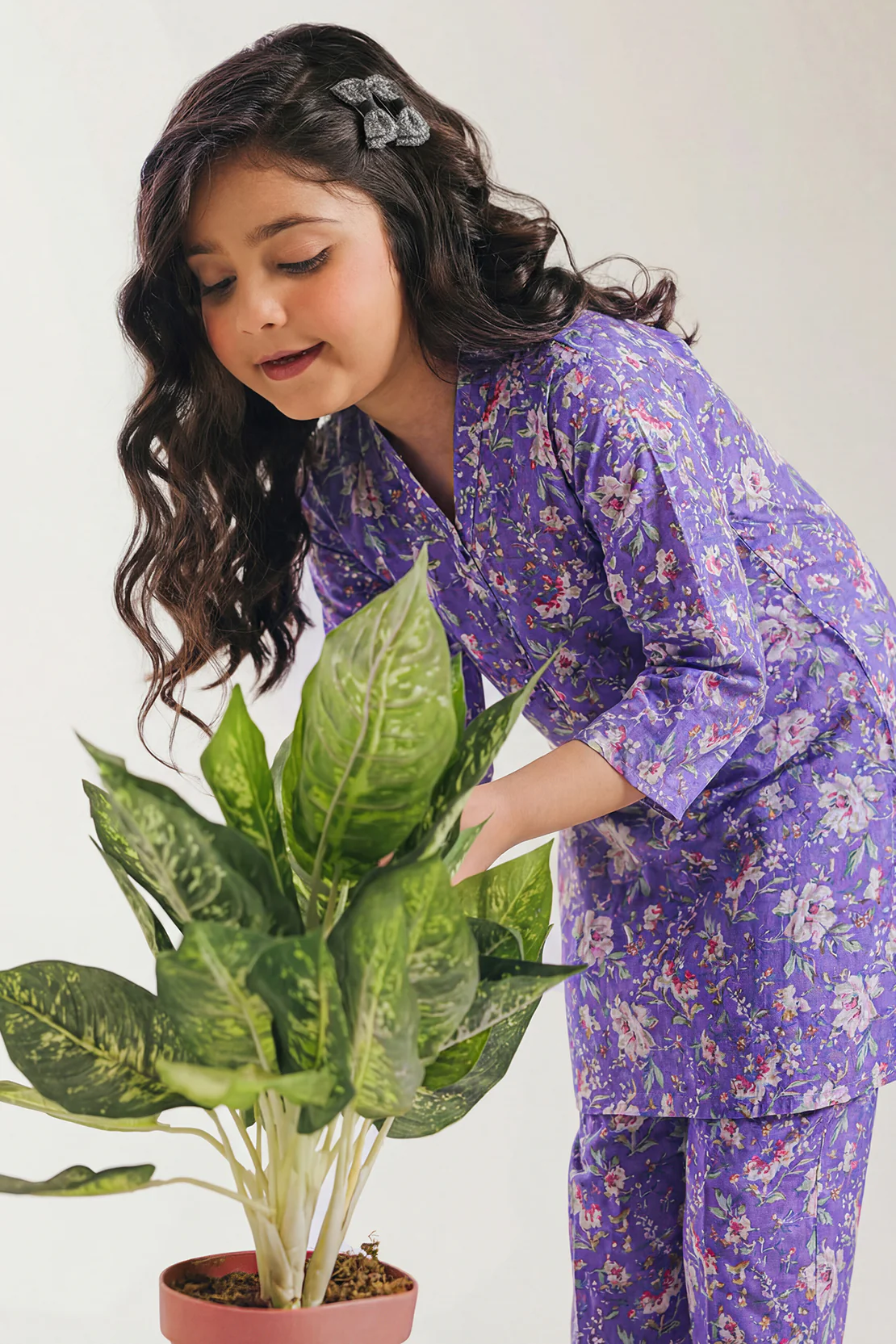 Printed Lyocell Stitched Shirt/trouser For Kids - Image 2
