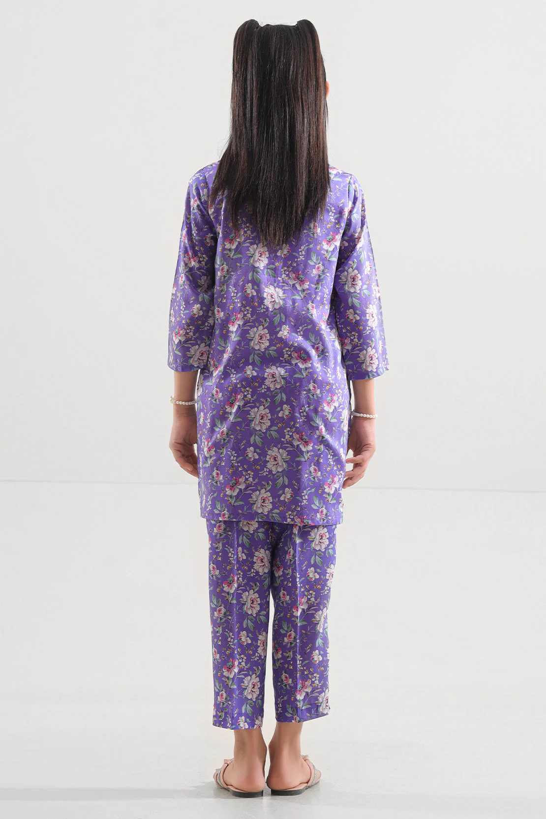 Printed Lyocell Stitched Shirt/trouser For Kids - Image 4