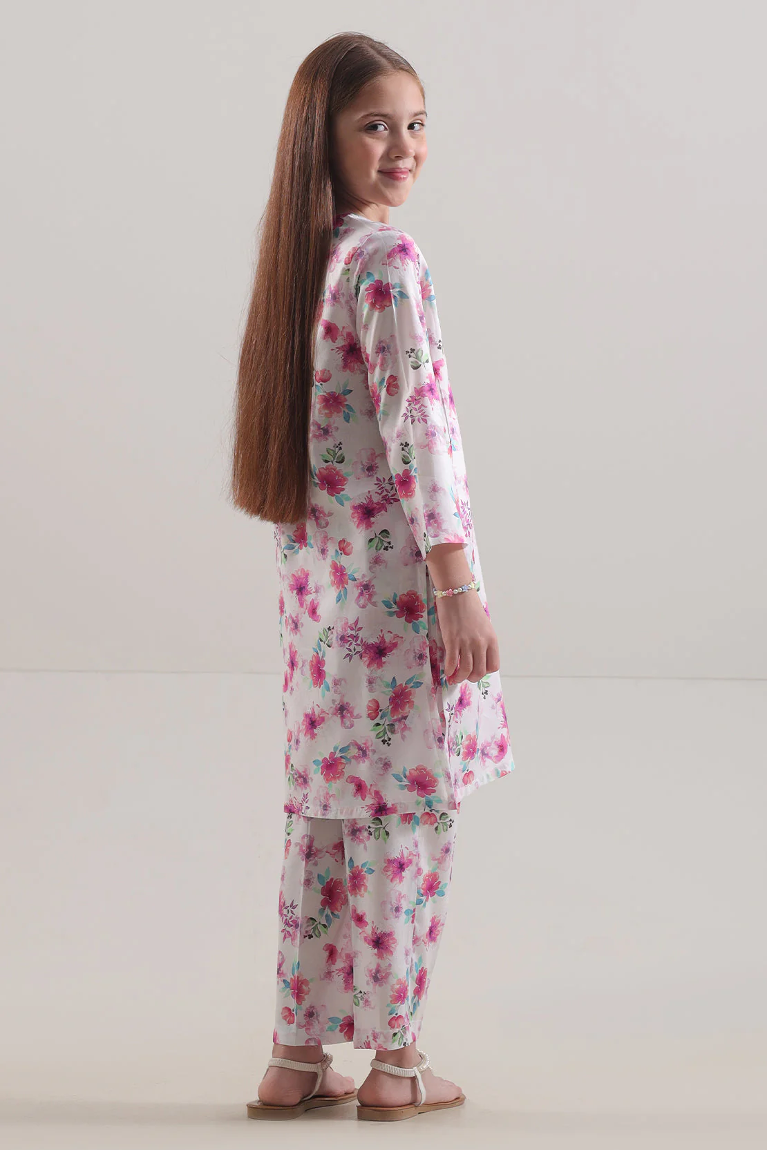Printed Silk Touch Stitched Shirt/trouser For Kids - Image 3