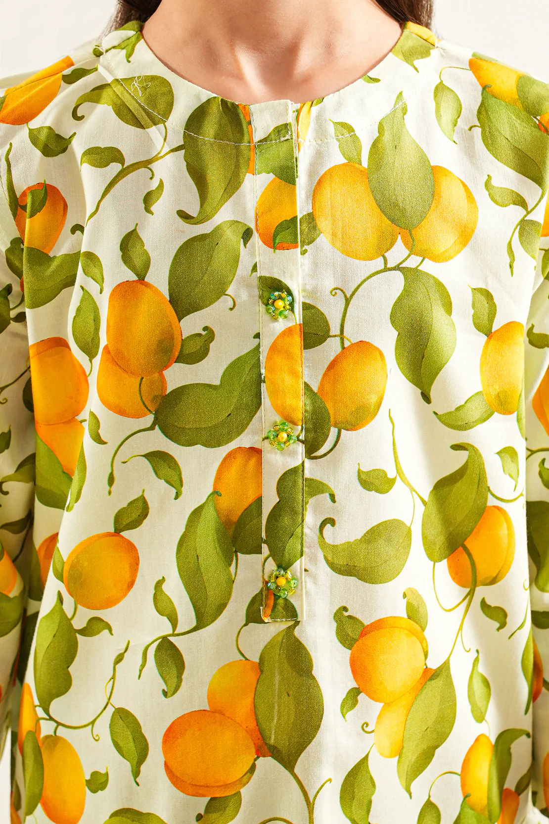 Printed Lyocell Stitched Shirt/trouser For Kids - Image 6