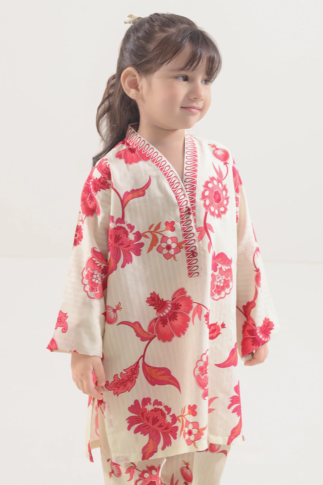 Printed Silk Touch Stitched Shirt/trouser For Kids - Image 3