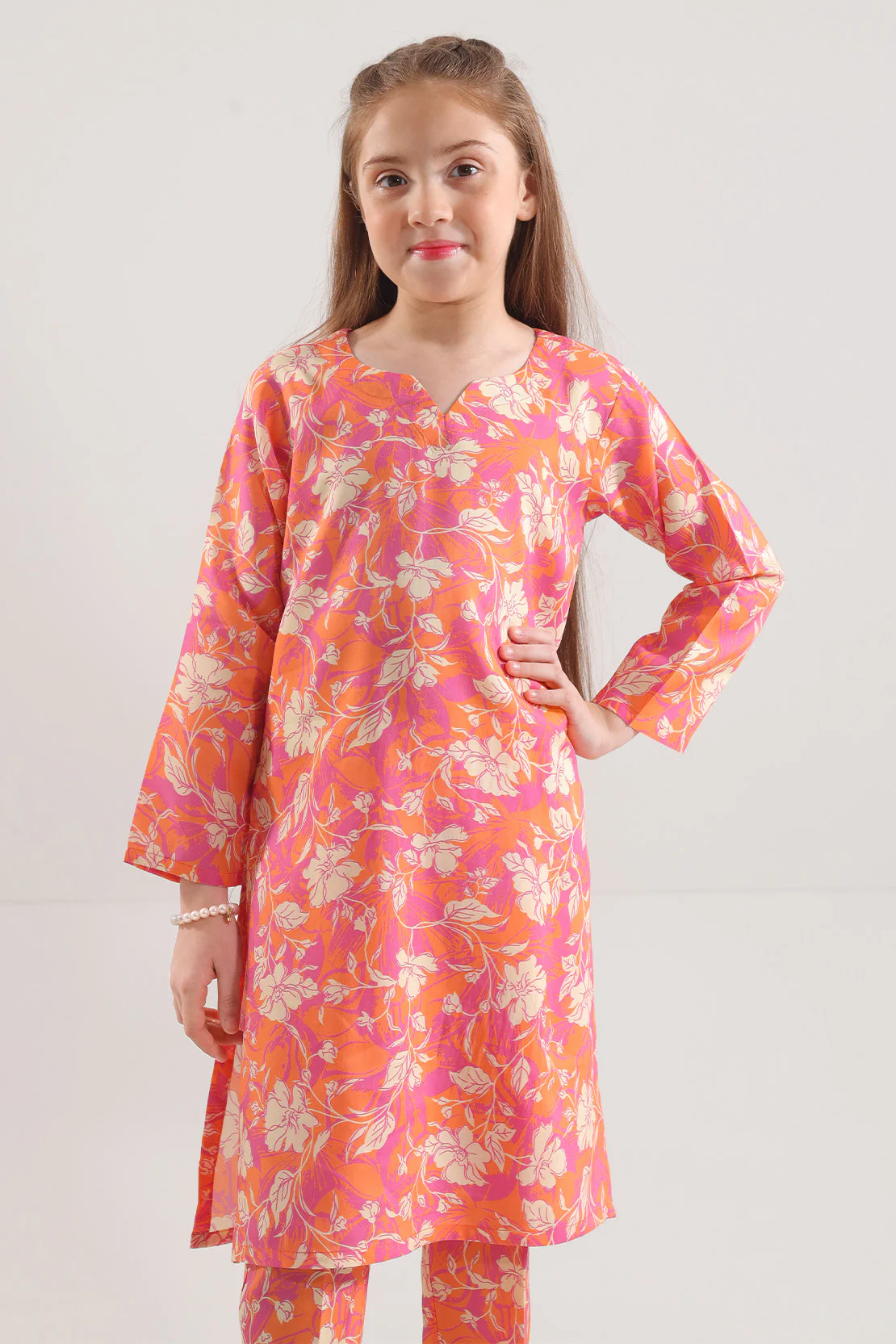 Printed Silk Touch Stitched Shirt/trouser For Kids - Image 2