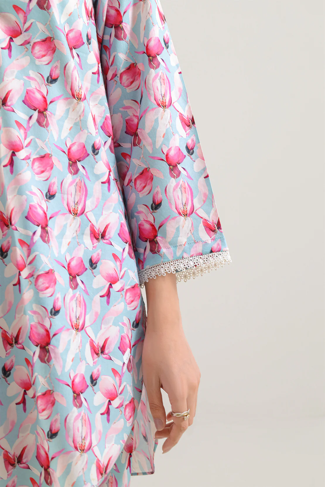 Printed Silk Touch Stitched Shirt - Image 4