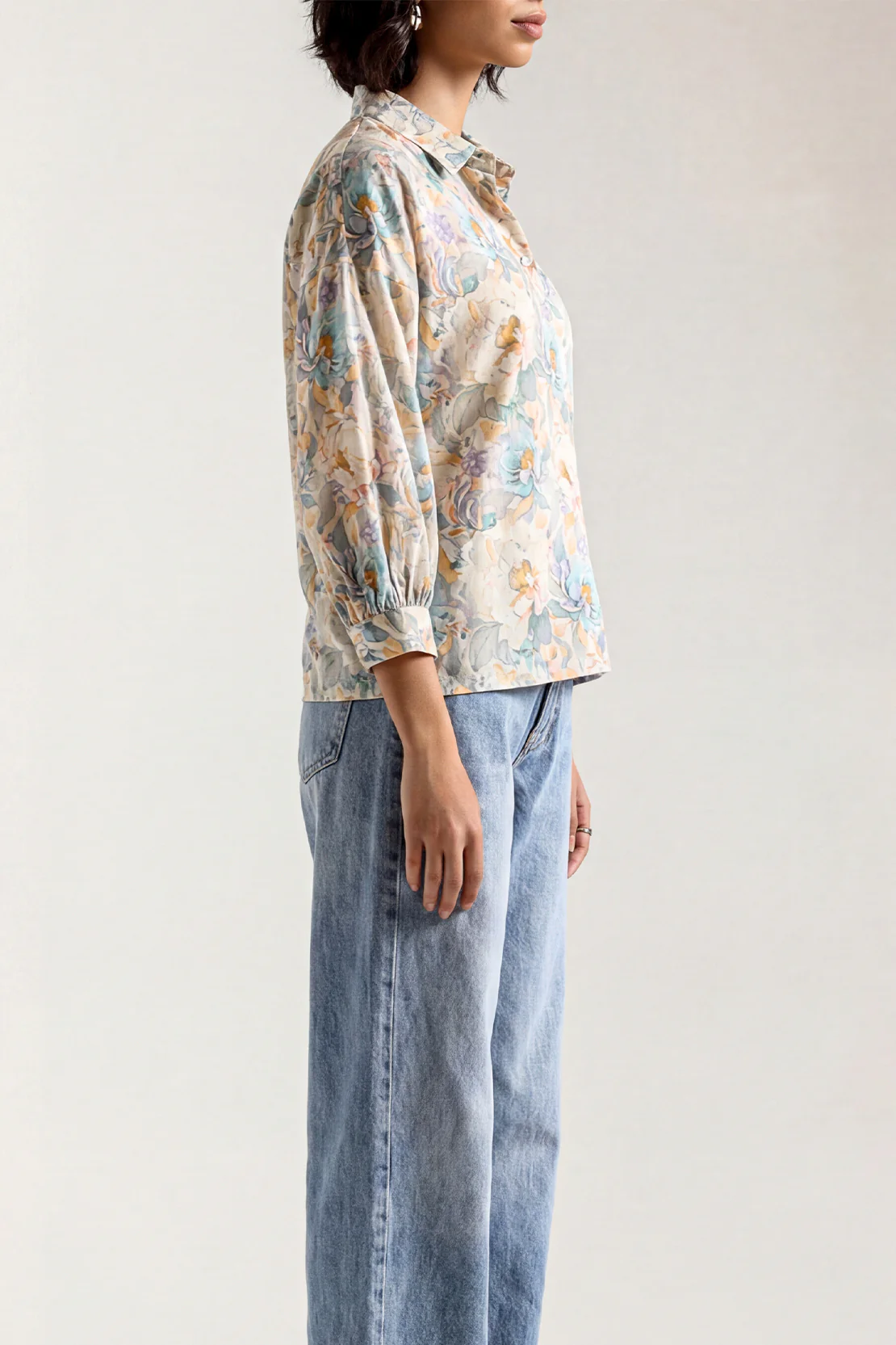 Printed Lyocell Stitched Shirt - Image 2