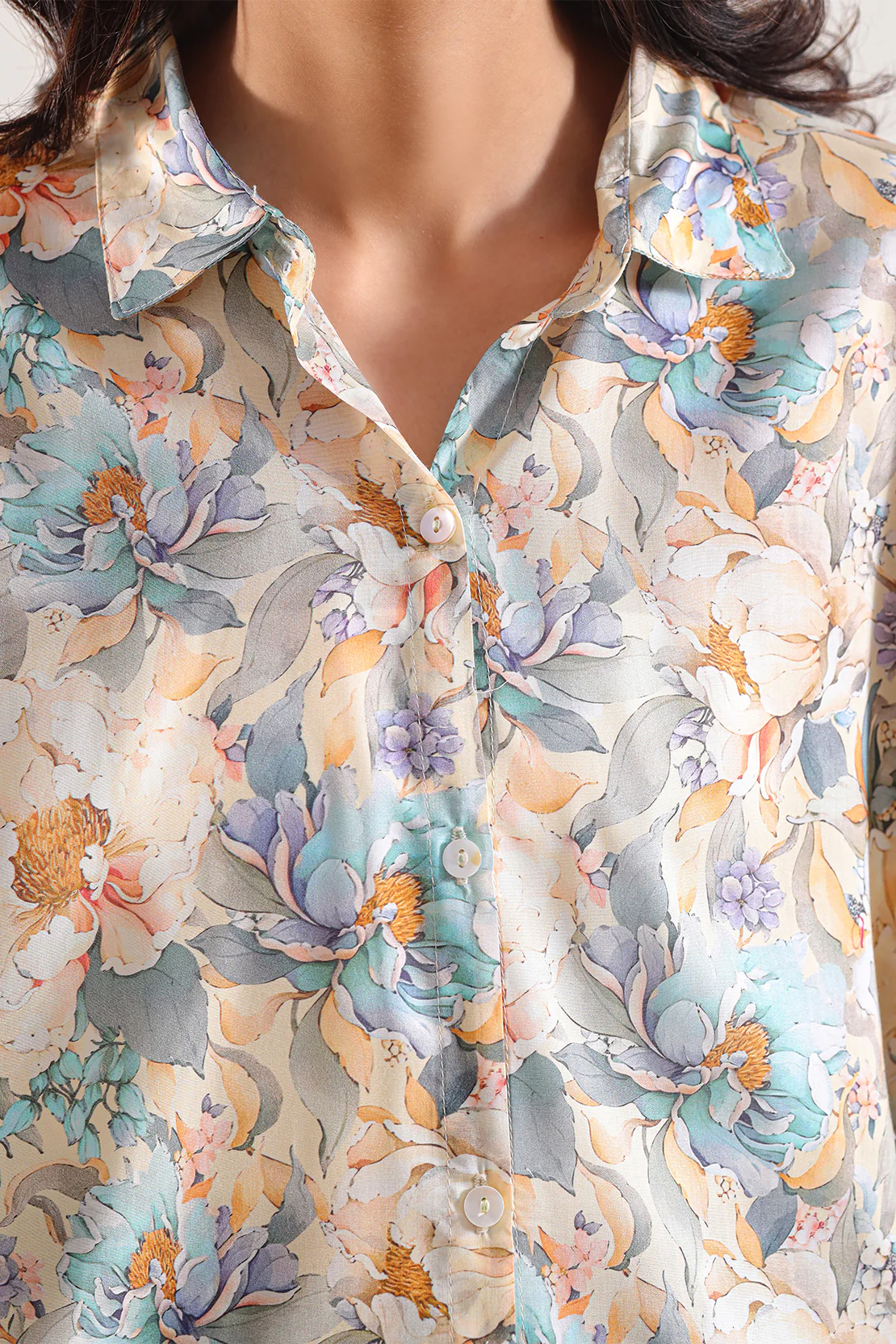 Printed Lyocell Stitched Shirt - Image 4