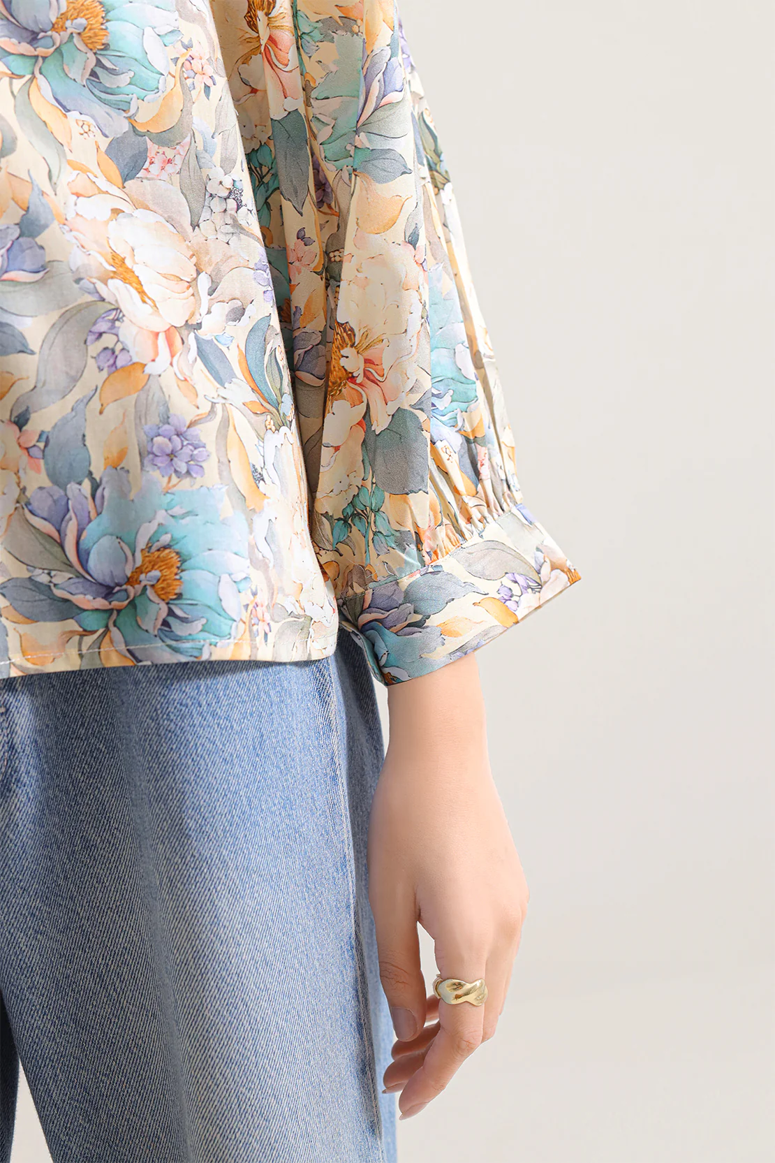 Printed Lyocell Stitched Shirt - Image 5