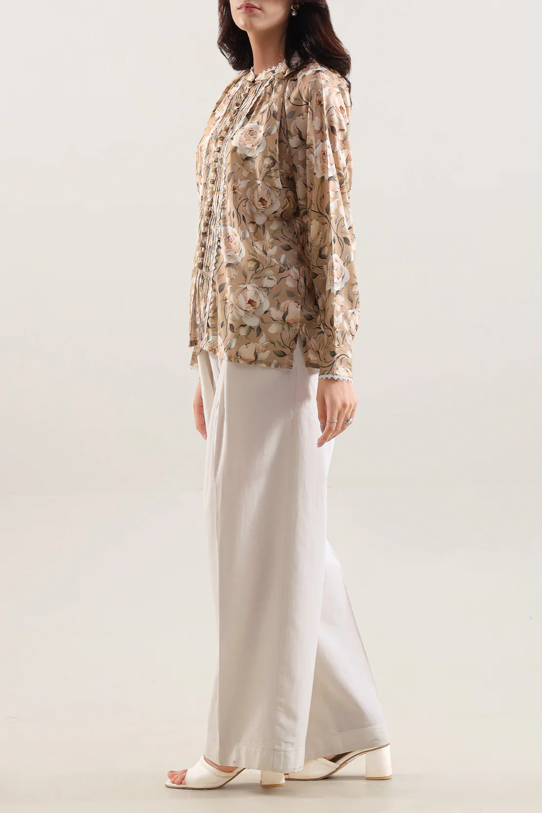Printed Lyocell Stitched Shirt - Image 3