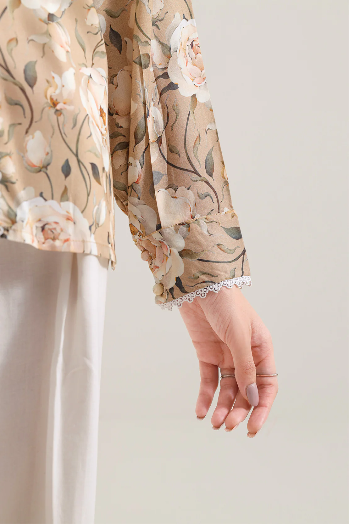 Printed Lyocell Stitched Shirt - Image 5
