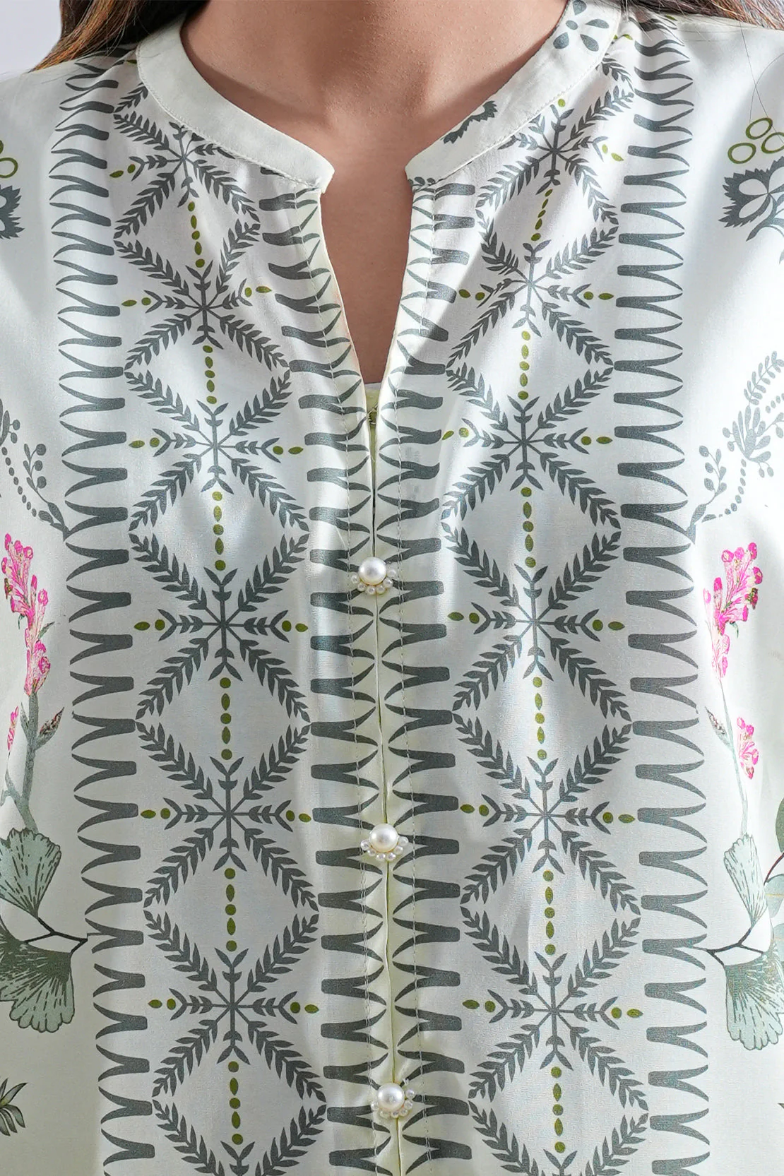 Printed Lyocell Stitched Shirt - Image 5