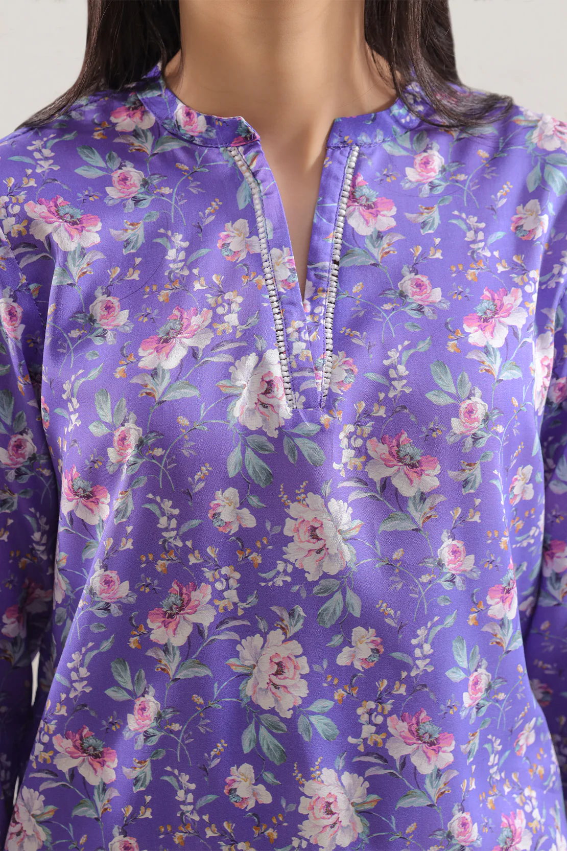 Printed Silk Touch Stitched Shirt - Image 2