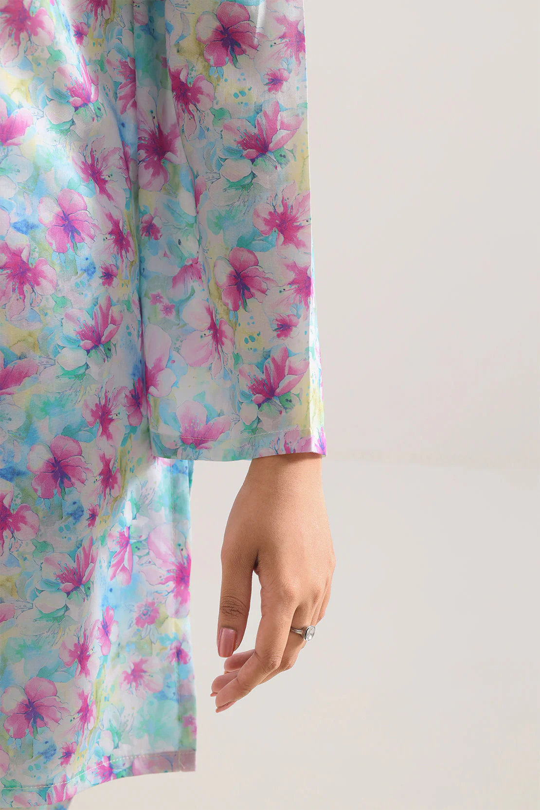 Printed Silk Touch Stitched Shirt - Image 6