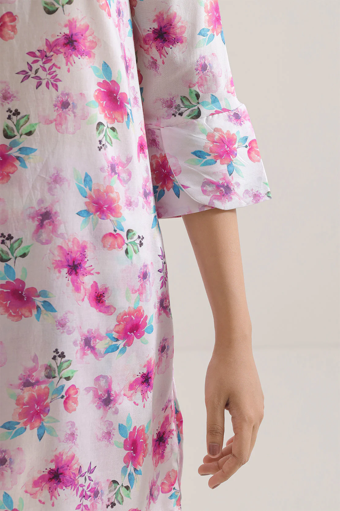 Printed Silk Touch Stitched Shirt - Image 5