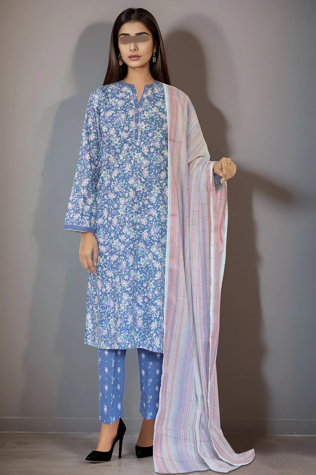 Printed Polyester Stitched 3 Piece - Image 2
