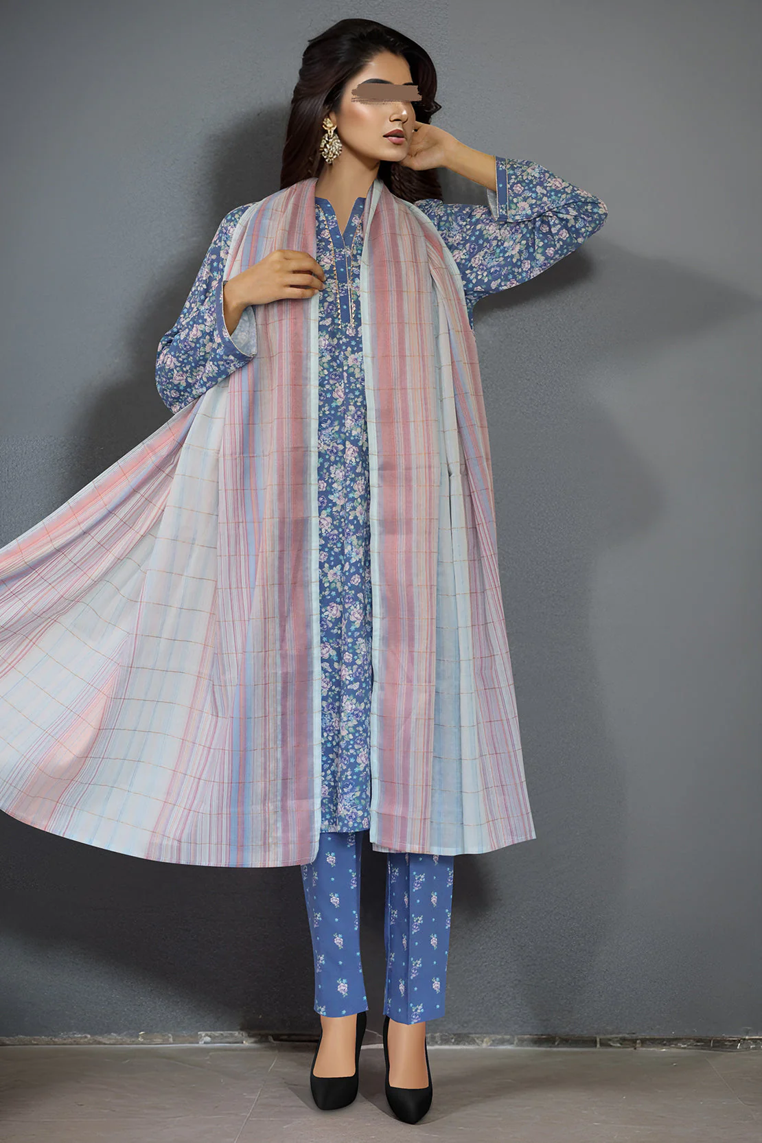 Printed Polyester Stitched 3 Piece - Image 3