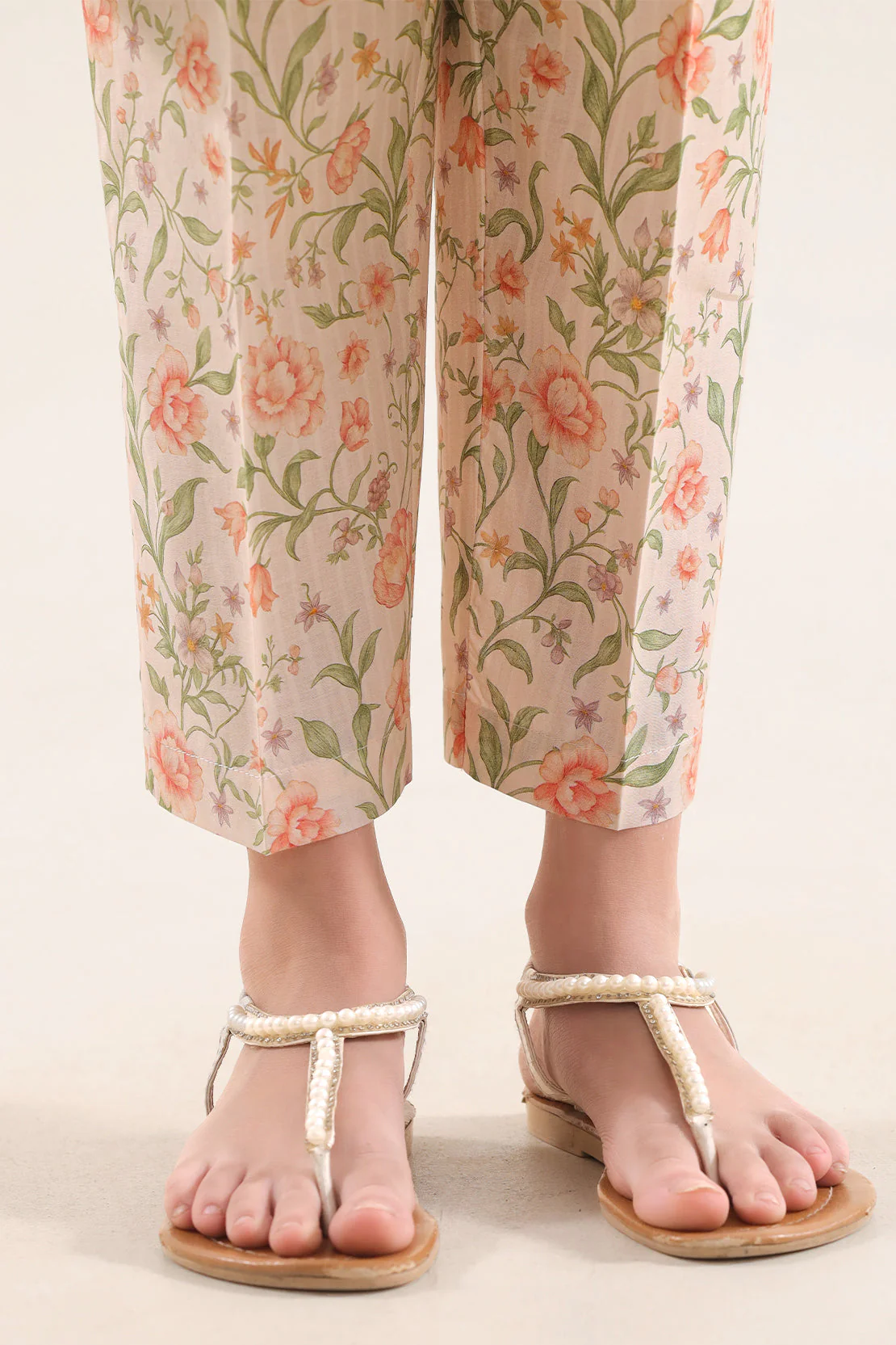 Printed Self Strip Lawn Stitched 2 Piece (Shirt/Trouser) For Kids - Image 6