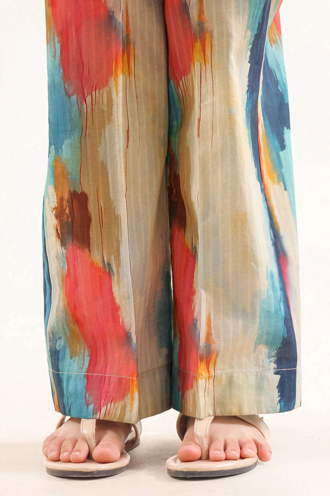 Printed Self Strip Lawn Stitched 2 Piece (Shirt/Trouser) For Kids - Image 5