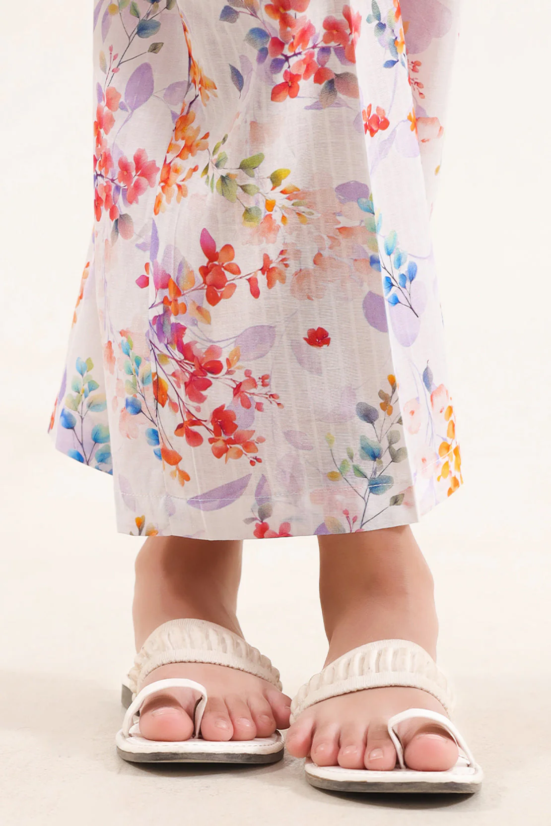 Printed Self Strip Lawn Stitched 2 Piece (Shirt/Trouser) For Kids - Image 6