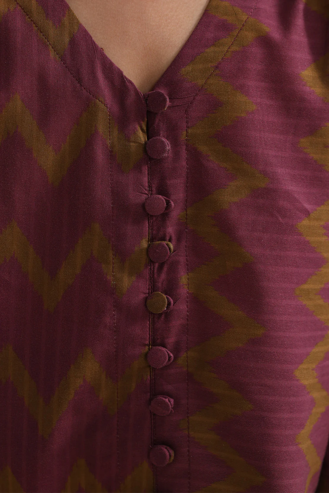 Printed Self Strip Lawn Stitched 2 Piece (Shirt/Trouser) For Kids - Image 3
