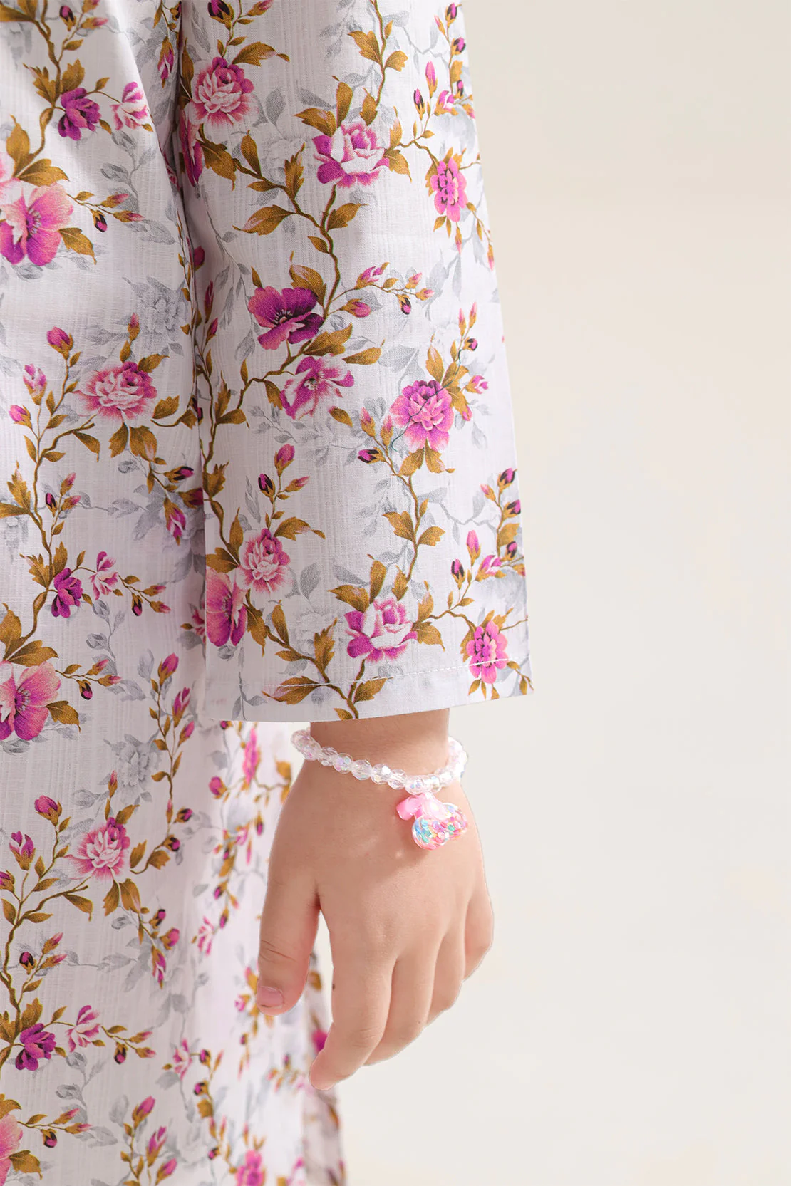 Printed Self Strip Lawn Stitched 2 Piece (Shirt/Trouser) For Kids - Image 4