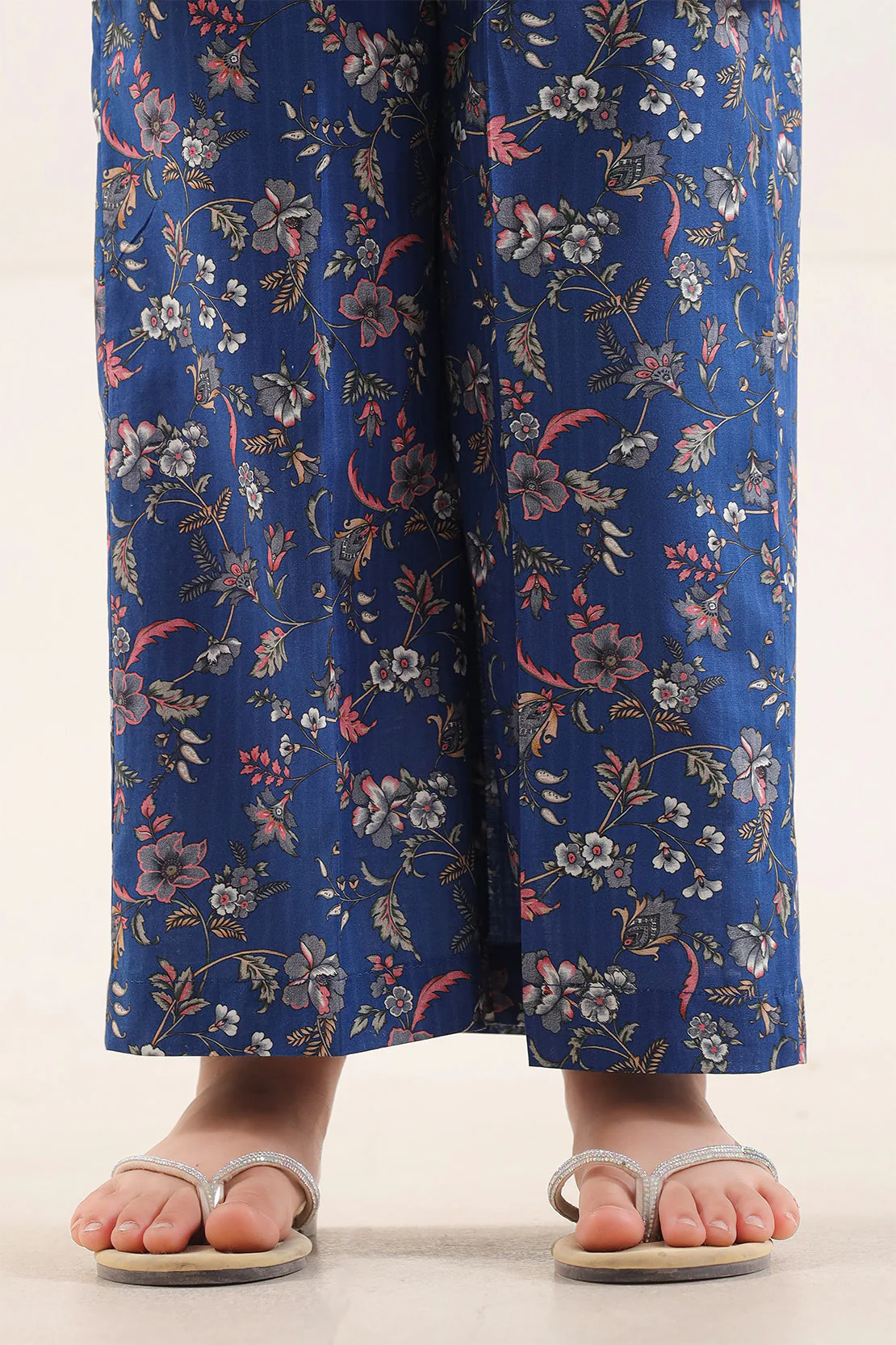 Printed Self Strip Lawn Stitched 2 Piece (Shirt/Trouser) For Kids - Image 5