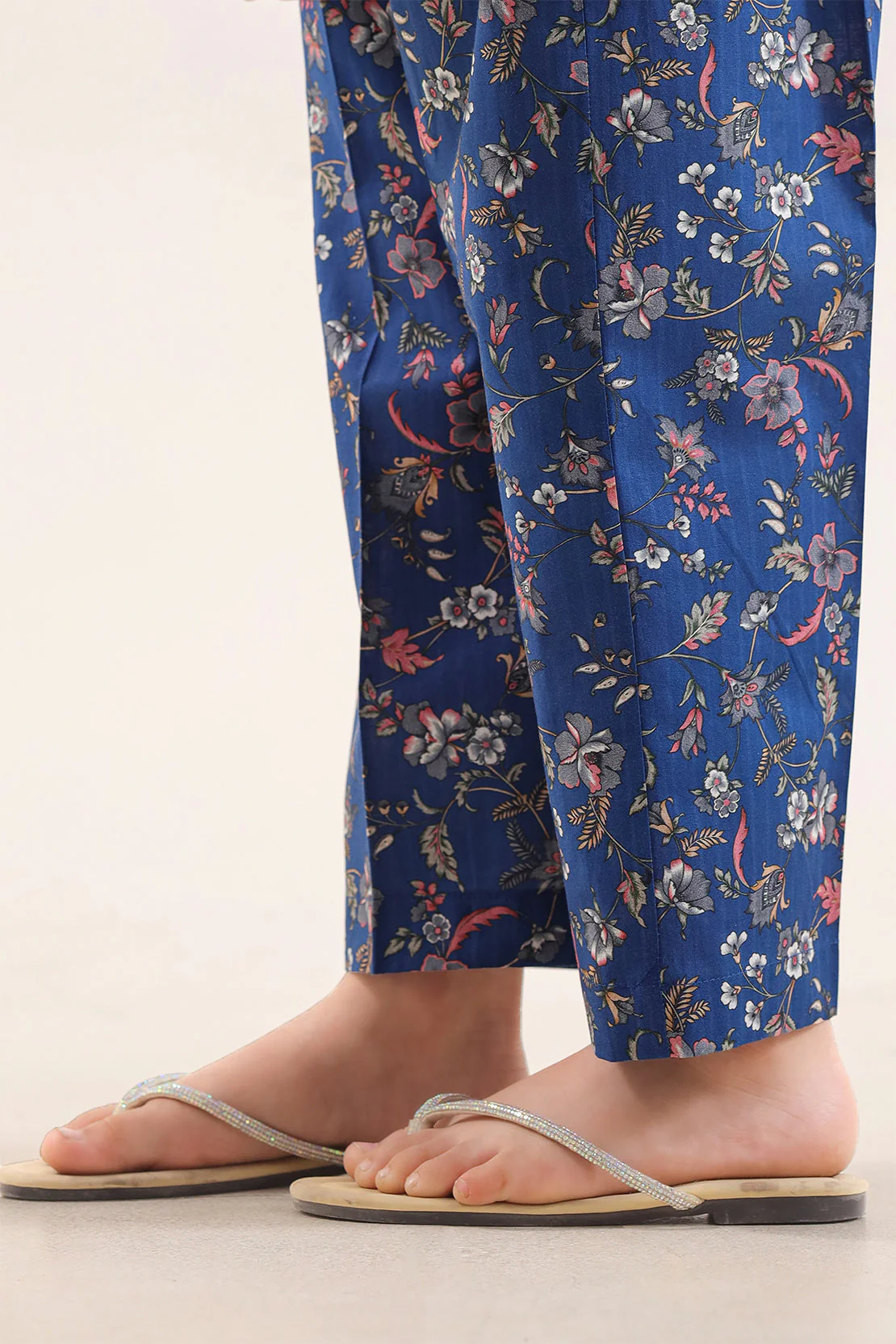 Printed Self Strip Lawn Stitched 2 Piece (Shirt/Trouser) For Kids - Image 6
