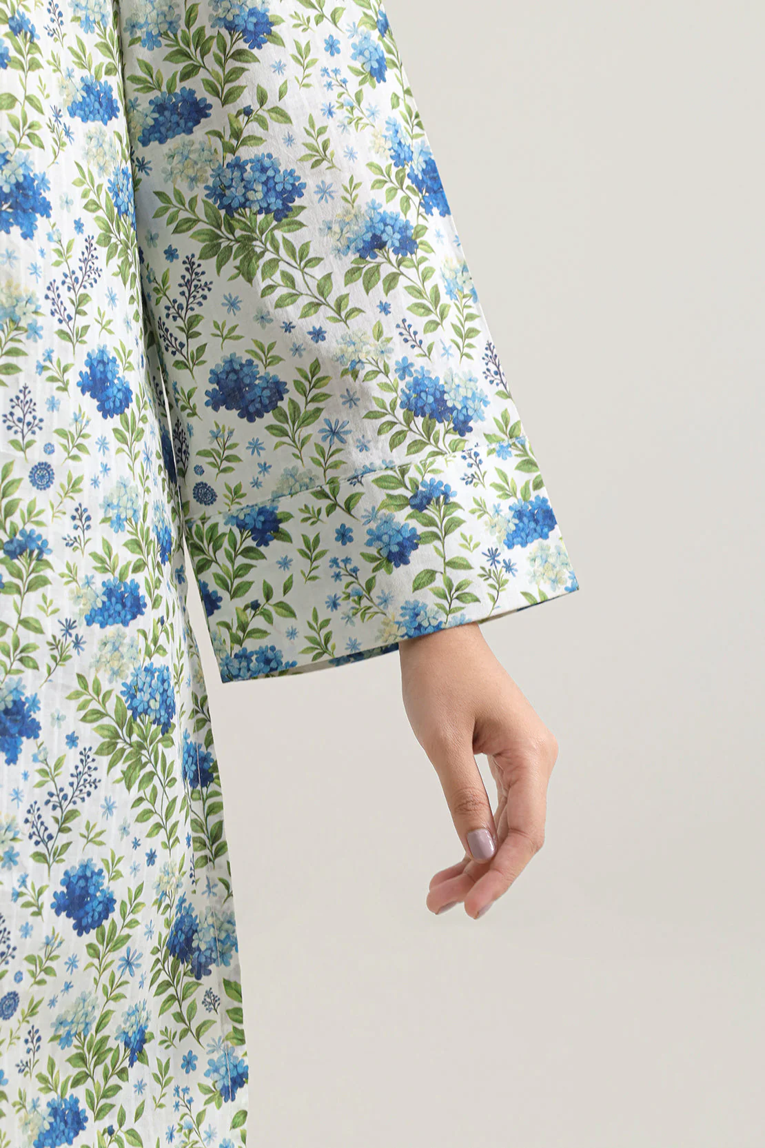 Printed Self Strip Lawn Stitched 2 Piece (Shirt/Trouser) - Image 5