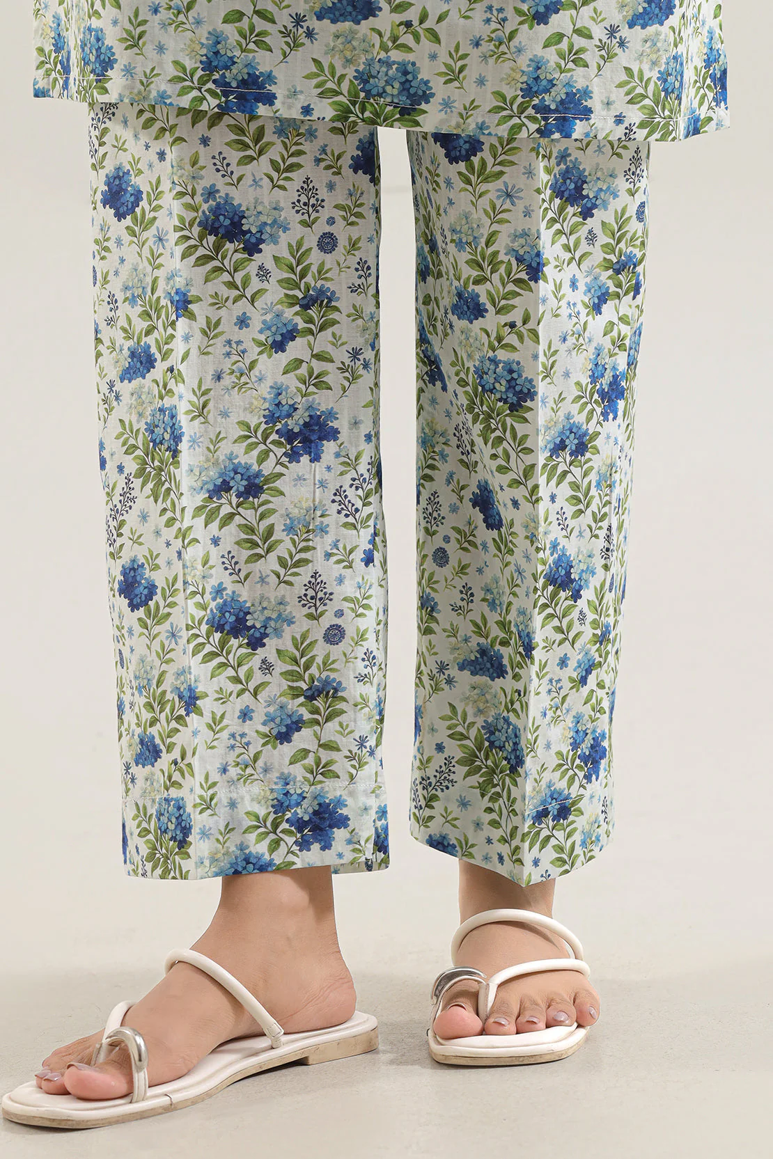 Printed Self Strip Lawn Stitched 2 Piece (Shirt/Trouser) - Image 6