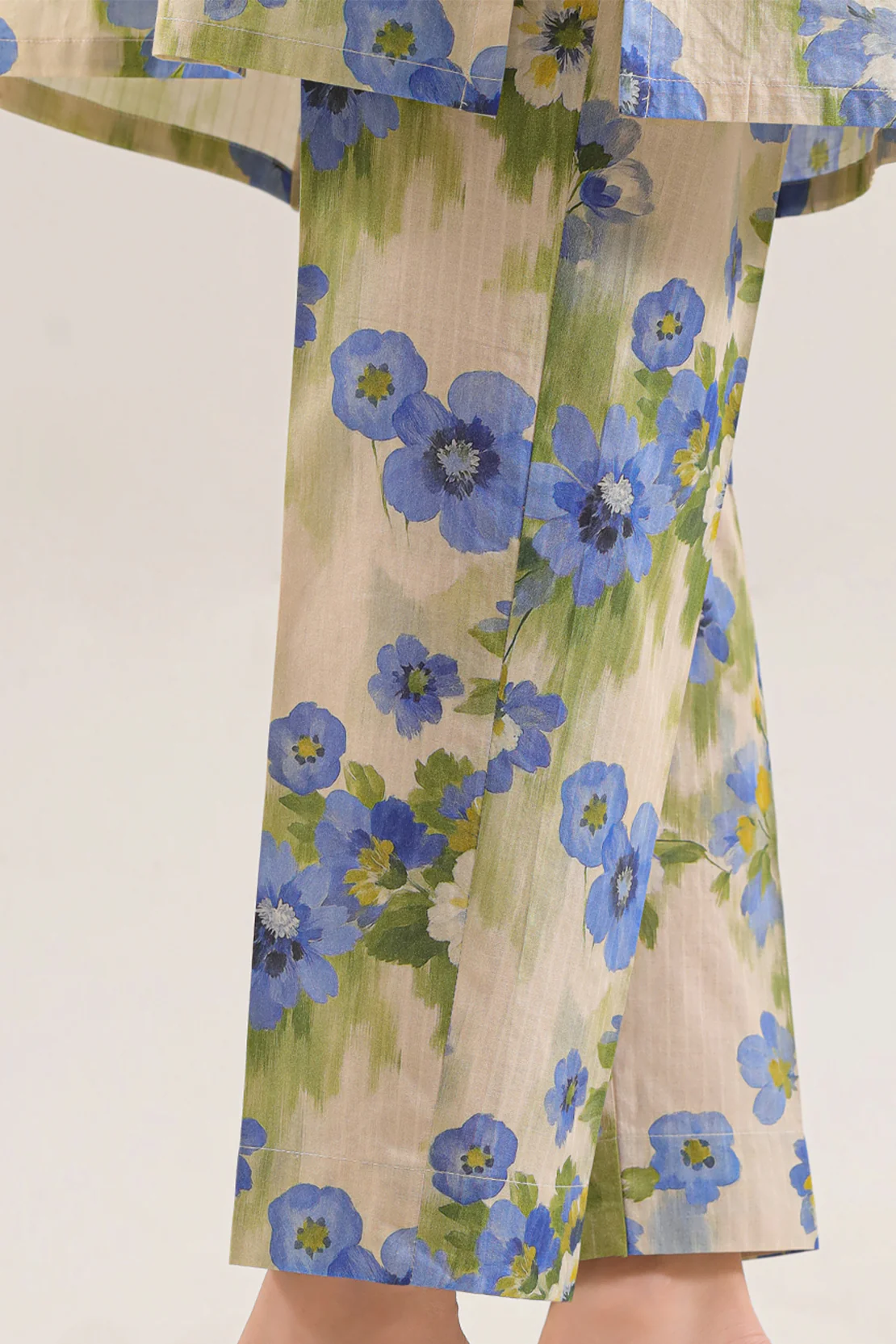 Printed Self Strip Lawn Stitched 2 Piece (Shirt/Trouser) - Image 5