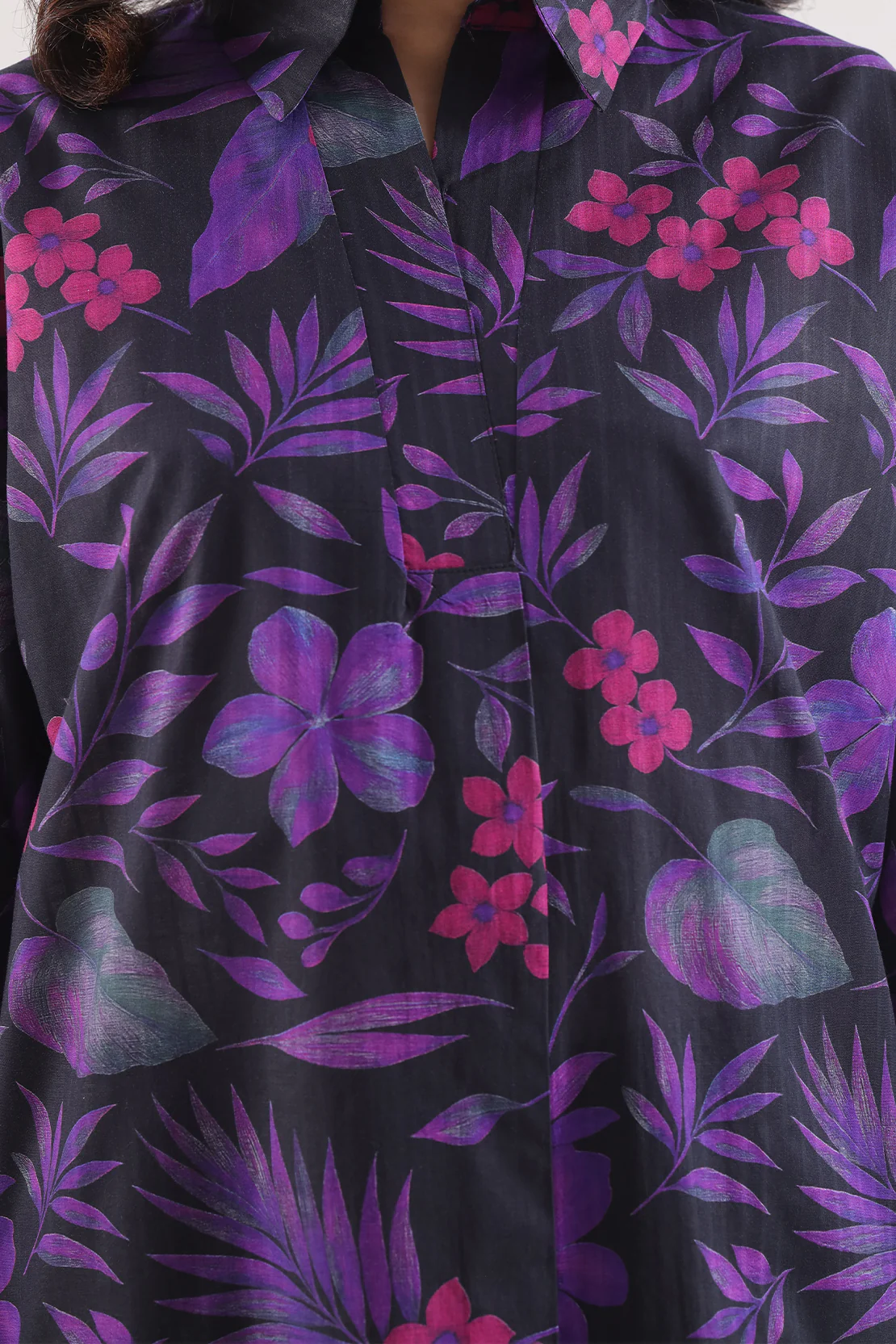 Printed Self Strip Lawn Stitched 2 Piece (Shirt/Trouser) - Image 3