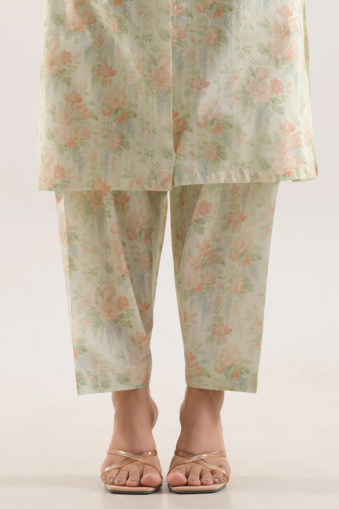 Printed Self Strip Lawn Stitched 2 Piece (Shirt/Trouser) - Image 5