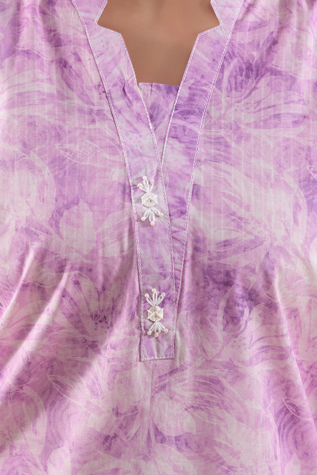 Printed Self Strip Lawn Stitched 2 Piece (Shirt/Trouser) - Image 4