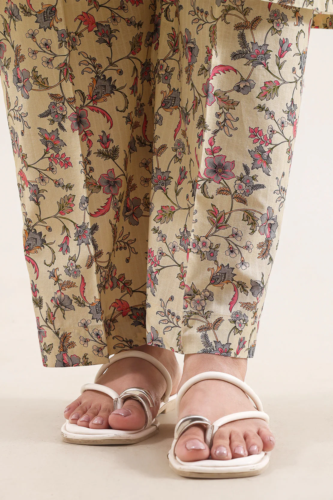 Printed Self Strip Lawn Stitched 2 Piece (Shirt/Trouser) - Image 8