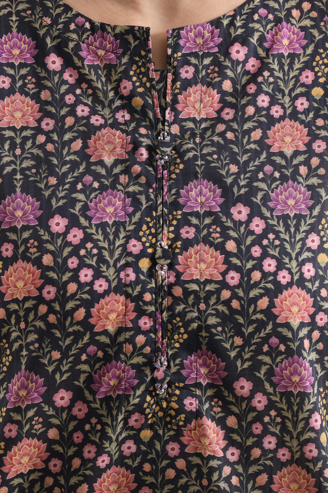 Printed Self Strip Lawn Stitched 2 Piece (Shirt/Trouser) - Image 3