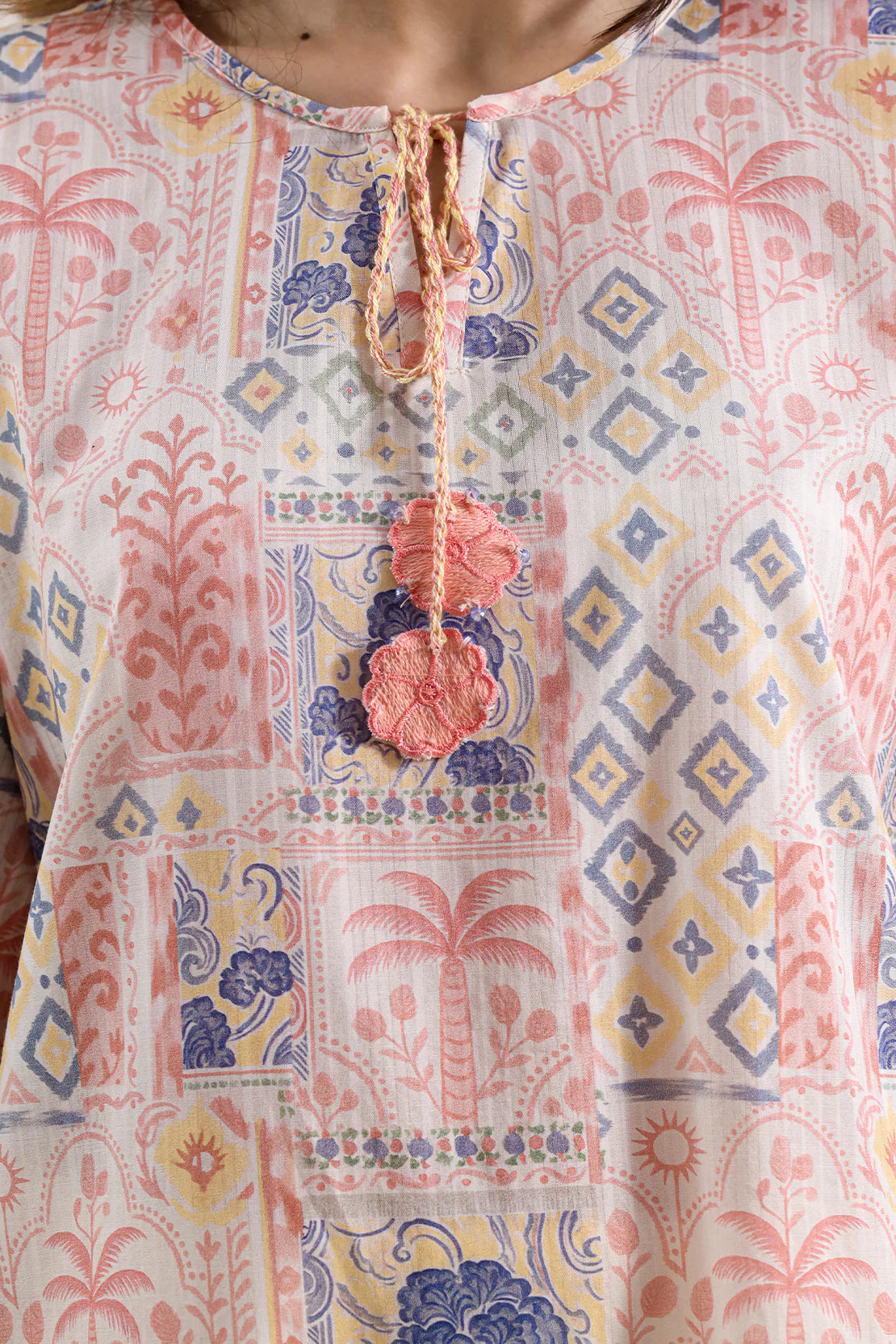 Printed Self Strip Lawn Stitched 2 Piece (Shirt/Trouser) - Image 5