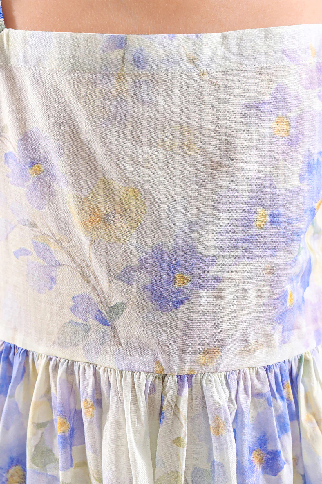 Printed Self Strip Lawn Stitched Shirt For Kids - Image 4