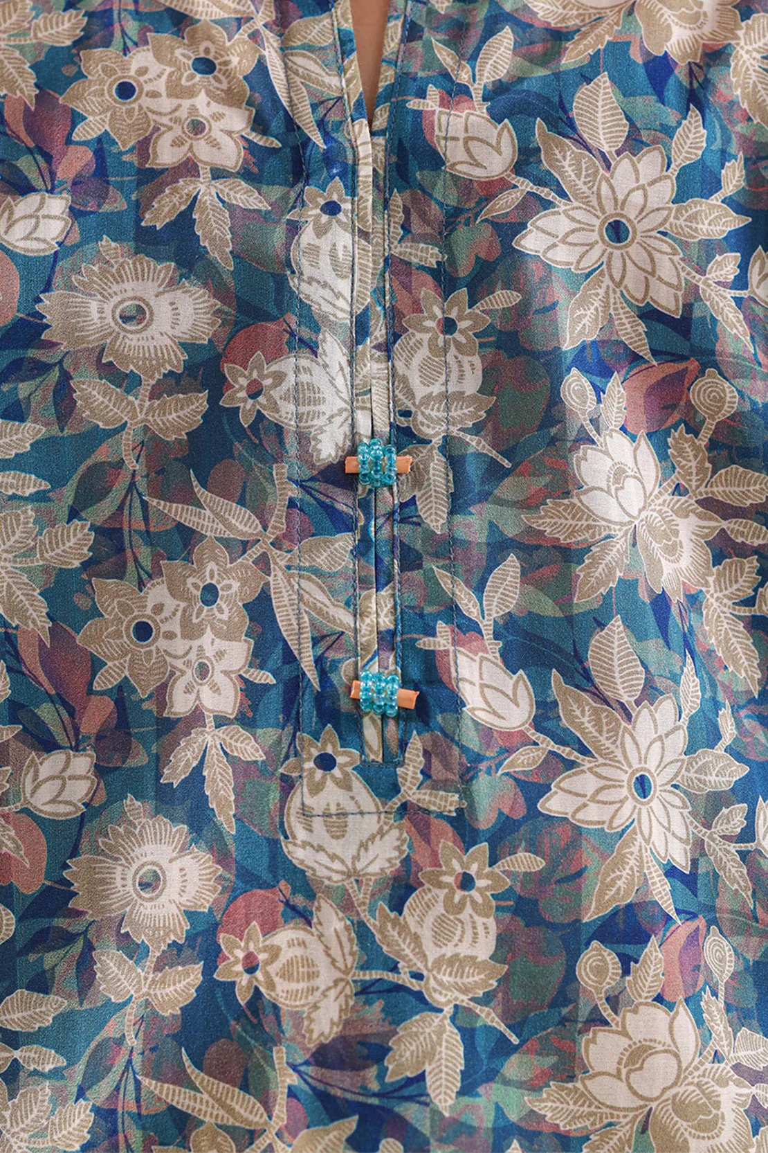 Printed Self Strip Lawn Stitched Shirt For Kids - Image 4